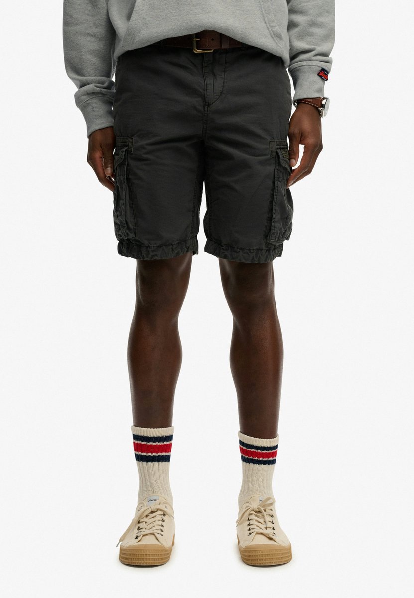 Superdry Parachute Light Shorts Heren Korte broeken Blackboard