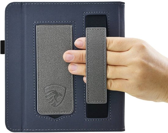 Hoesje Geschikt voor Kobo Libra 2 Sleepcover Luxe Hoes Petroleum Grijs - ereader hoesje - cover van Merkloos — afbeelding 3
