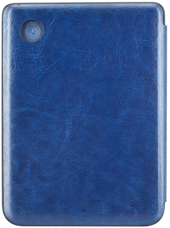 Origami Sleepcover - Hoesje Geschikt voor Kobo Clara BW - Book Case Hoes Cover - Marine Blauw - ereader hoesje - cover van Origami Sleepcover — afbeelding 5