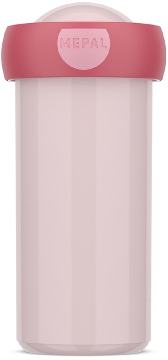 Mepal schoolbeker Campus - 300 ml - Sluit goed af - Drinkbeker voor kinderen - Cool pink