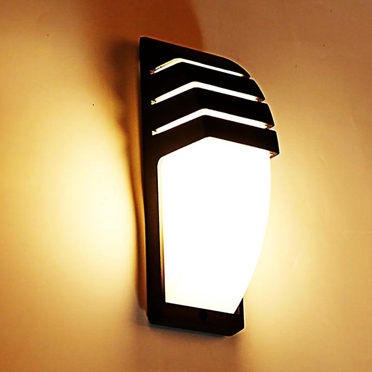Moderne waterdichte LED wandlamp voor binnen en buiten - 12W, 1300lm, 3000K warm licht
