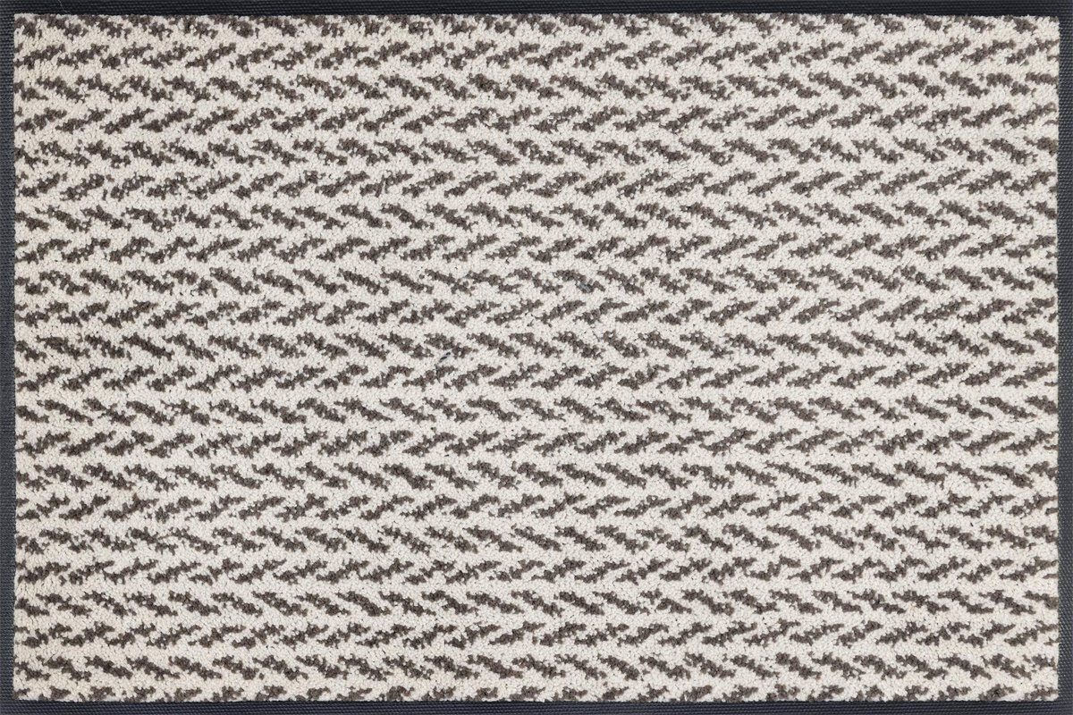 Unyqoos Wasbare deurmat voor binnen en buiten, 50 x 75 cm, geluiddempend en antislip Bruin