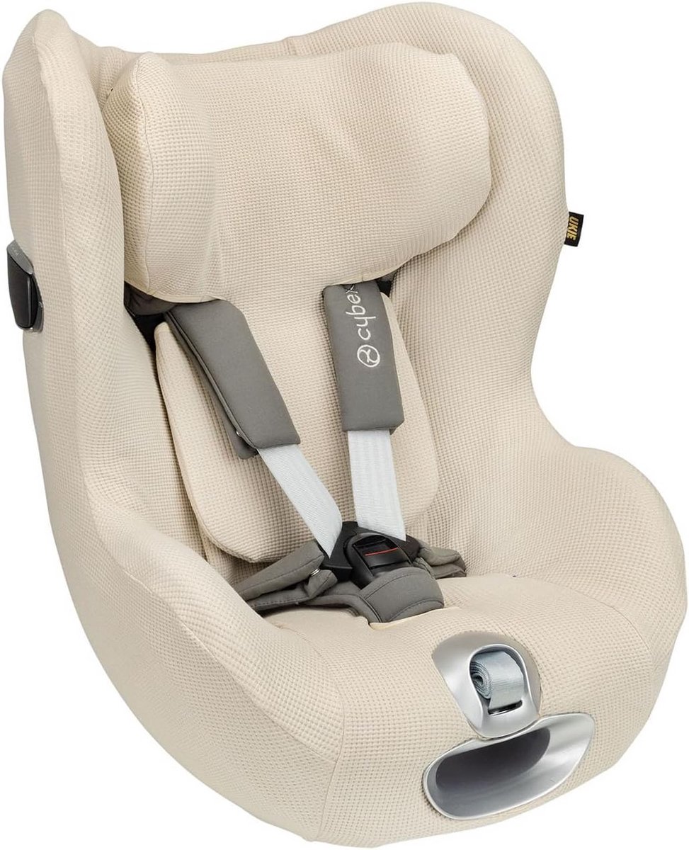 Hoes voor Kinderautostoel voor Cybex Sirona Z & T i-size – Beschermhoes Beige Wafel