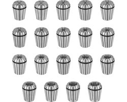 19PCS ER32 Precision Spring Collet Set voor CNC Bewerking en Frezen