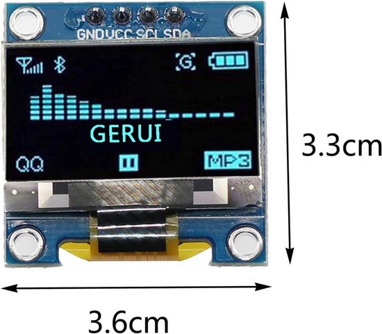 DISPLAY MODULO LED 4 pin I2C IIC display scheda circuito 128*64 per Arduino EUR 4,97 - IT DISPLAY MODULO LED 4 pin I2C IIC display scheda circuito 128*64 per Arduino EUR 4,97 - IT