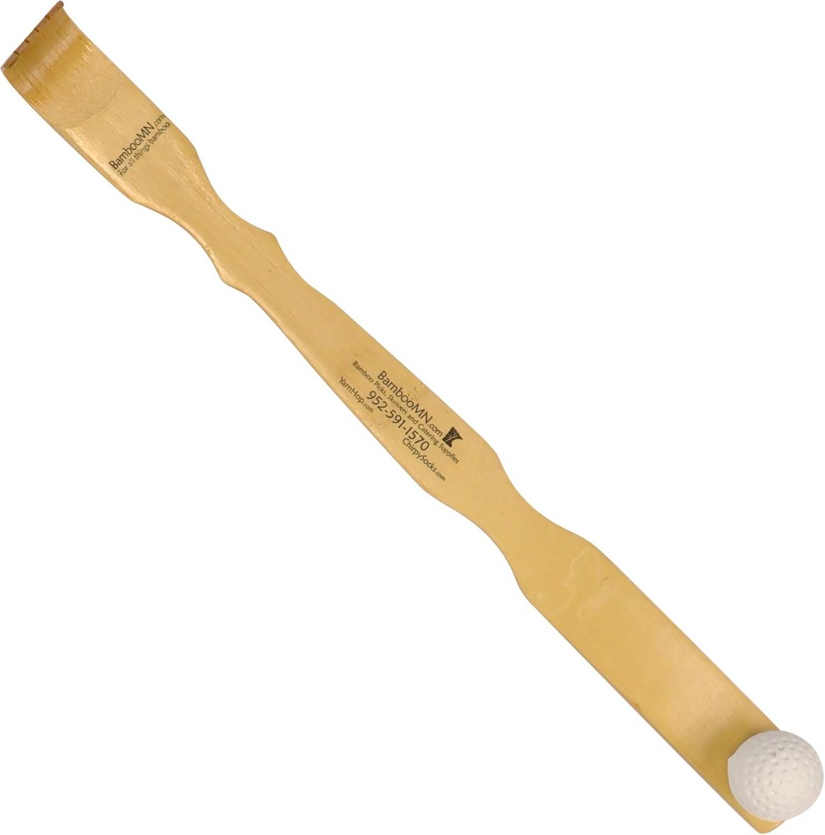 Bamboe Rugkrabber voor Ontspanning en Stressverlichting - 17 Inch