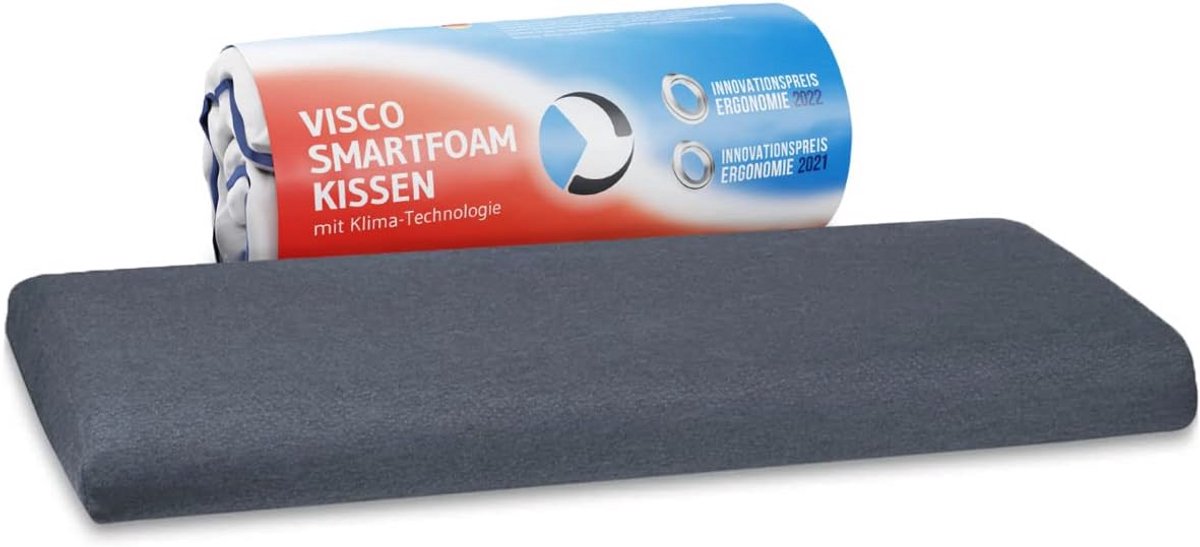 Ergonomisch Traagschuim Kussen Laag (6cm) voor Buikslapers - QuickDry