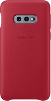 Samsung lederen cover - rood - voor Samsung Galaxy S10e
