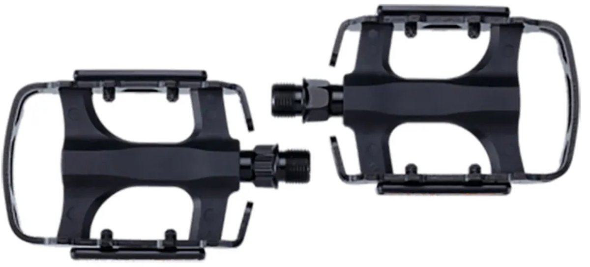 BBB Cycling Mount&Go 2.0 Fietspedalen Stadsfiets, MTB & E-bike Pedaal - Universeel - Duurzame Platformpedalen met Reflectors - Zwart - Trappers Fiets - BPD-15B – foto 4