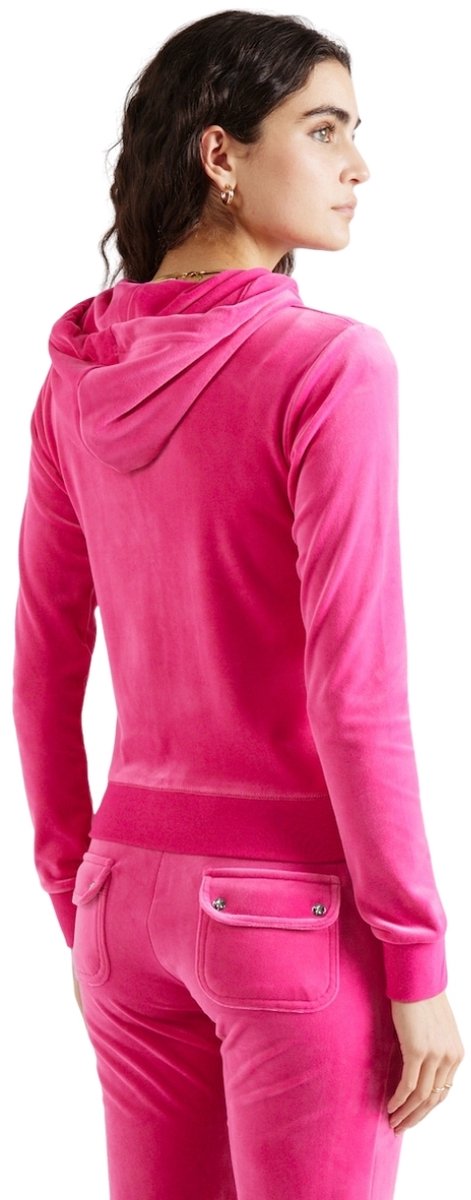 Juicy Couture Robertson hoodie met ritssluiting FELROZE - Maat S