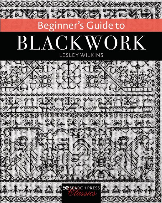 Search Press Classics - Beginner's Guide to Blackwork - cover