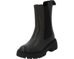 Chelsea Boots Dames Leer - Trendy Winterlaarzen met Goede Grip