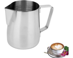 600 ml melkkannetje roestvrijstaal 304 voor professionele melkschuim
