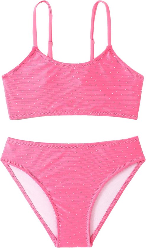 CUPSHE Vrouwen Bikini Sets Tweedelig Badpak Hoge Taille Vierkante Hals