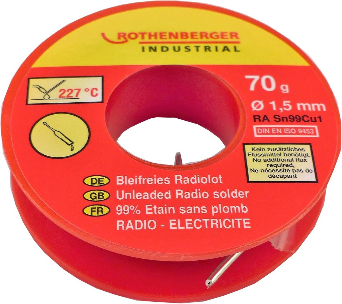 Loodvrij Soldeertin 70g voor Elektronica en Radio Reparatie