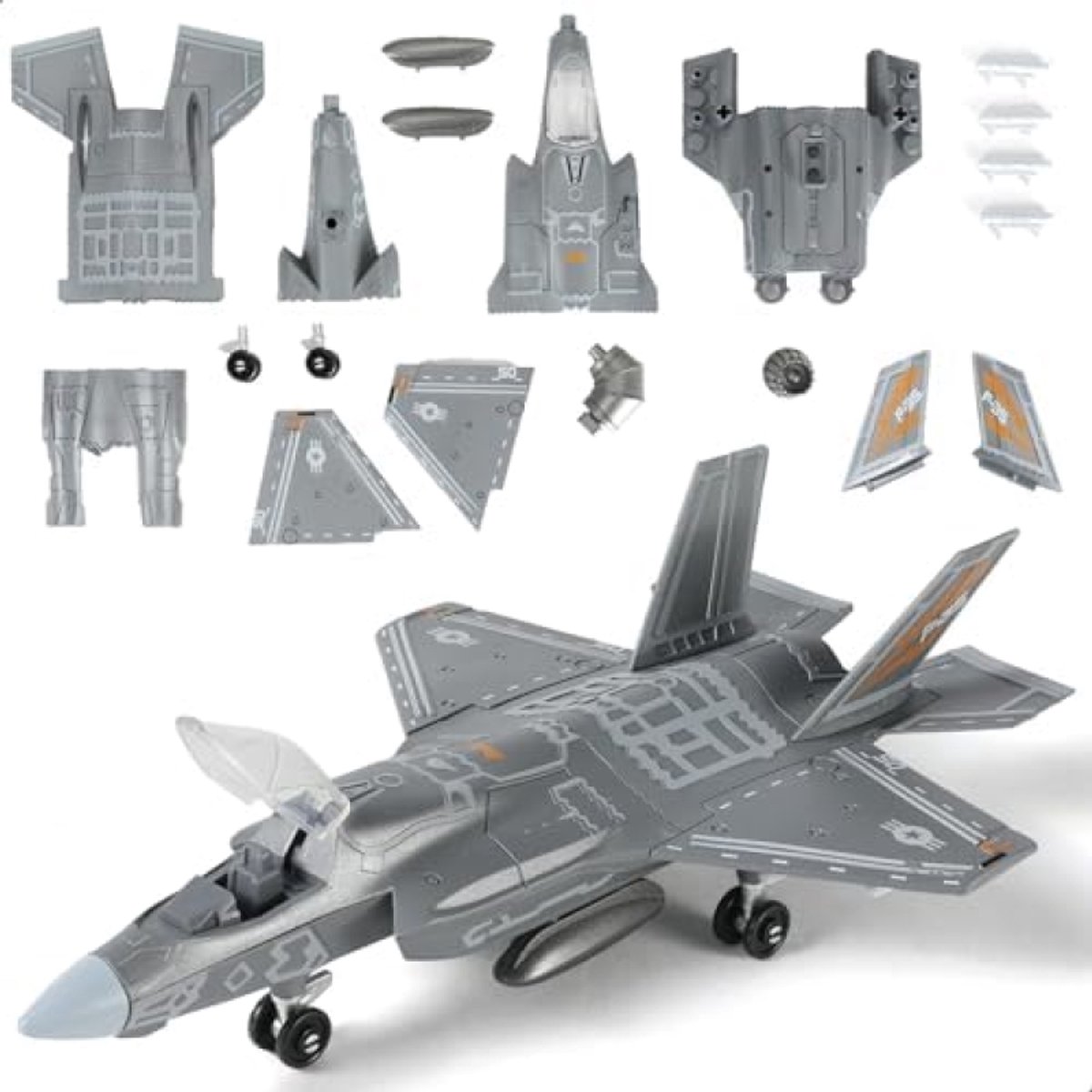 Vliegtuigmodel F-14 Tomcat 1:72 US Navy VF-84 Jolly Rogers – Metalen Gevechtsvliegtuig Met Beweegbare Vleugels En Displaystandaard