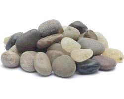 Decoratief Aquarium Grind - Natuurlijke Strand Kiezel 12-18mm 2kg