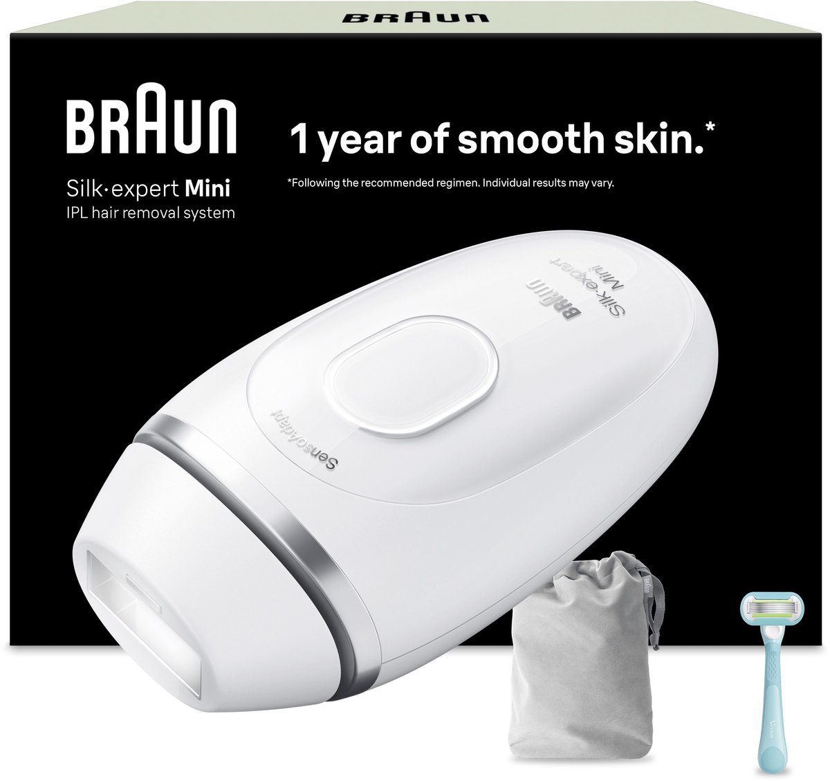 Braun Silk·expert Mini - IPL ontharingsapparaat - PL1114 - Ontharing Voor Thuisgebruik
