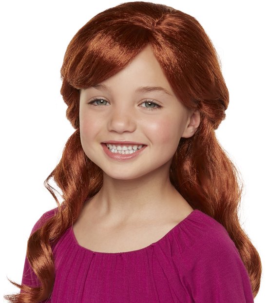 Disney Frozen - Luxe Anna Frozen 2 pruik voor meisjes