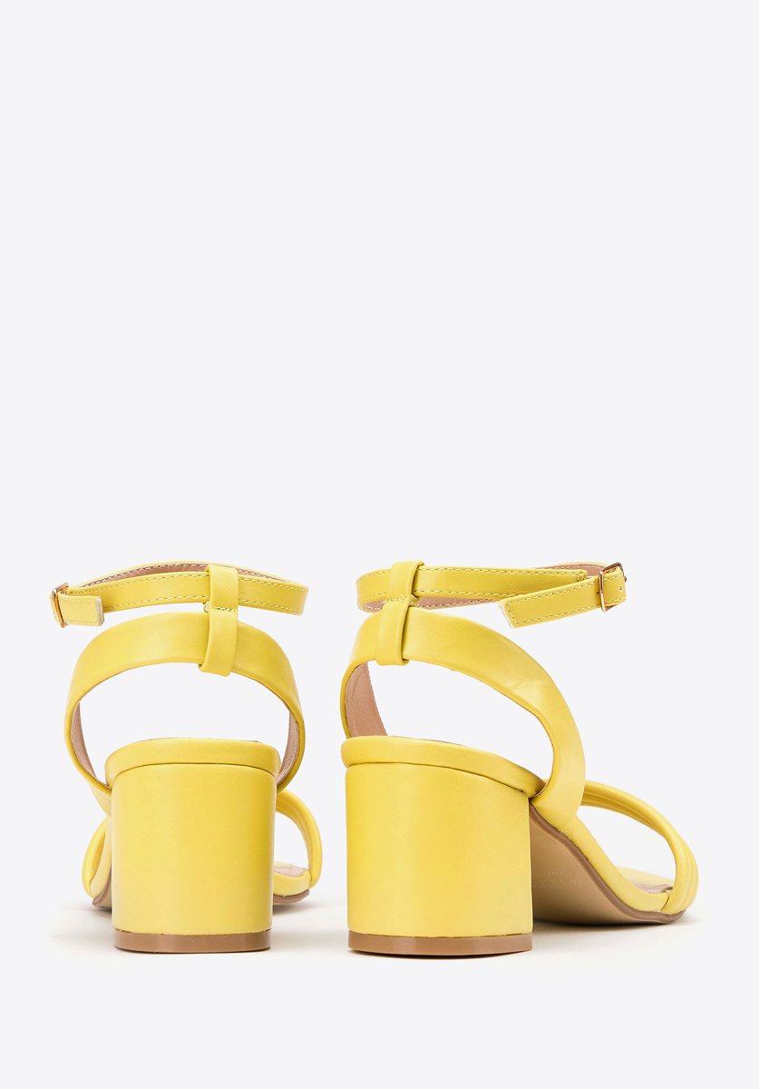 Wittchen - Strappy Sandalen voor Dames - Geel - Eco-leer