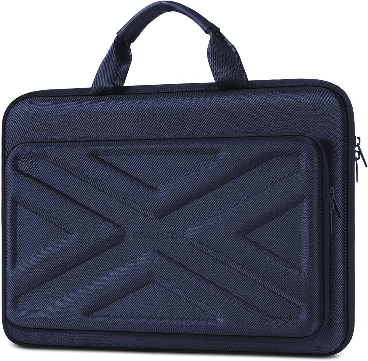 Harde Laptop Hoes met Voorzak en Riem voor Dames en Heren