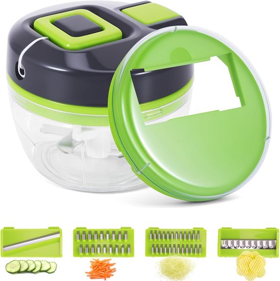 Akozon Groentesnijder - Multifunctioneel Handmatig fruit- en