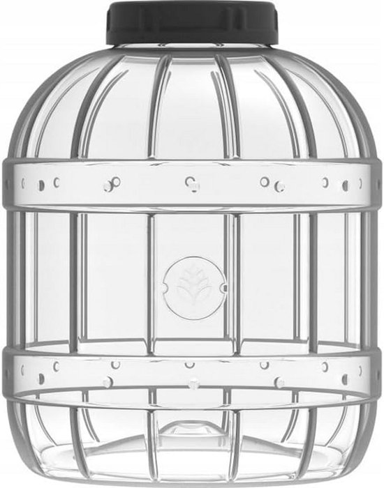RVS Instrumentendoos met ronde hoeken - rooster en deksel - Groot
