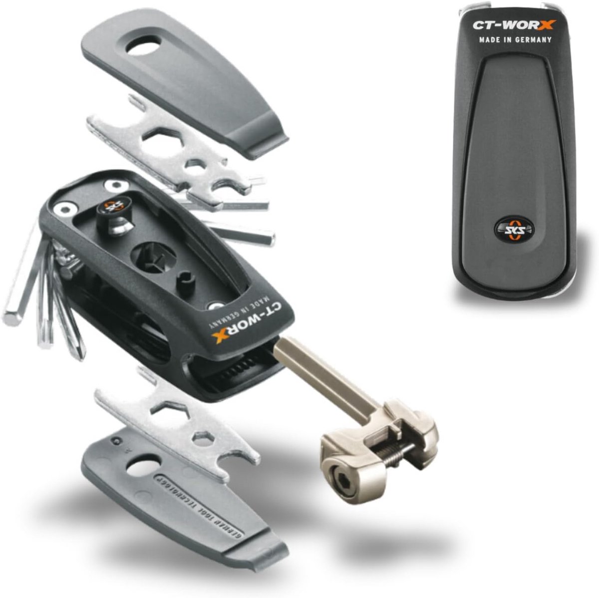 Multitool 20 functies zwart 15x8x8 cm