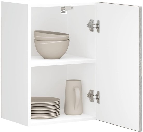 Relaxdays badkamerkast lamell - hangkast badkamer - handdoekhouder