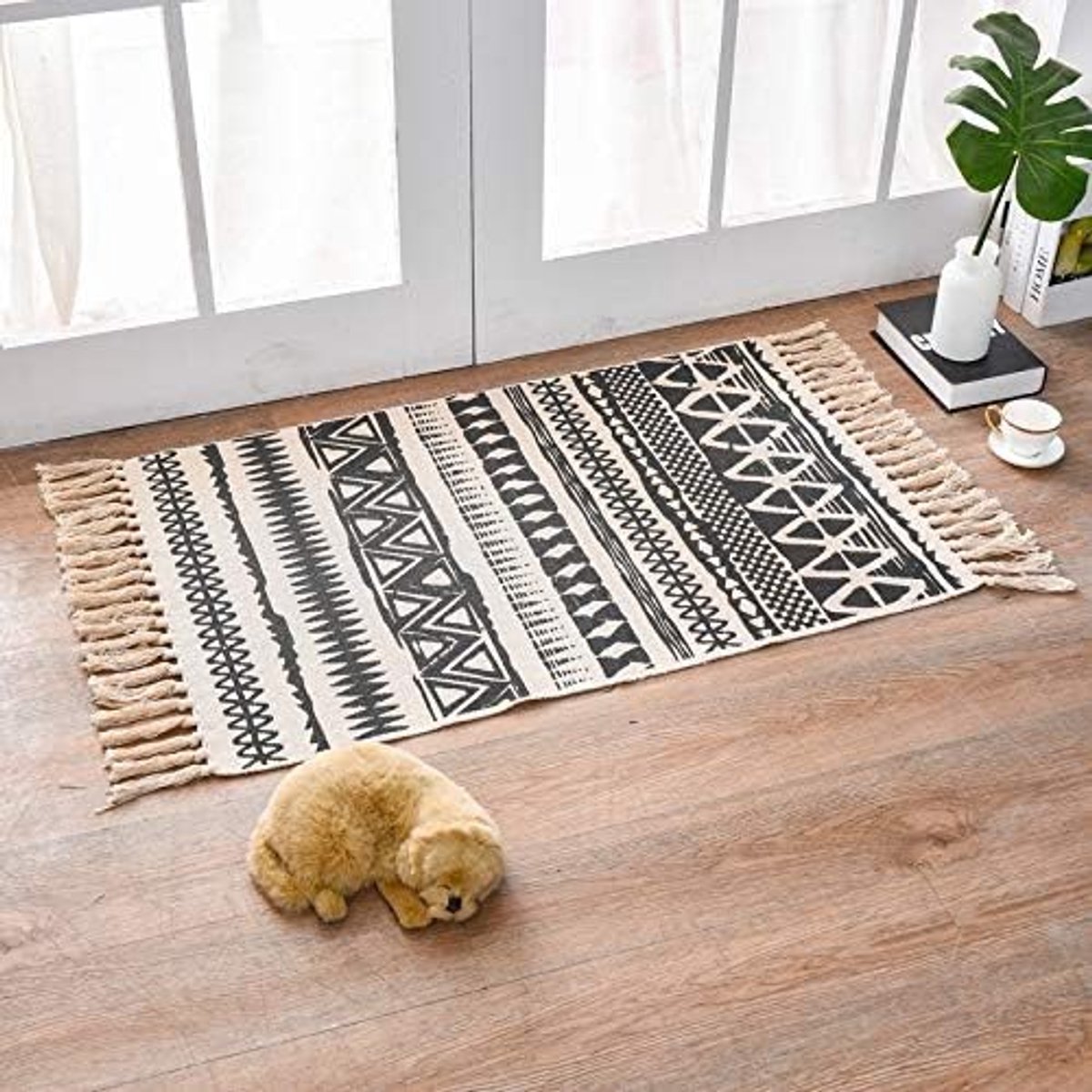 Stunq® Handgetuft Berber Tapijt met Zachte Kwastjes - 60 x 90 cm - Natuurlijke Textuur