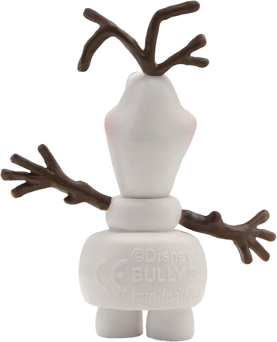 Bullyland 12963 – Speelfiguur Disney Frozen – Olaf de Sneeuwpop – levensecht en detailrijk vormgegeven – ideaal als vrolijk taartfiguurtje, verzamelobject of cadeautje voor kinderen vanaf 3 jaar — afbeelding 6