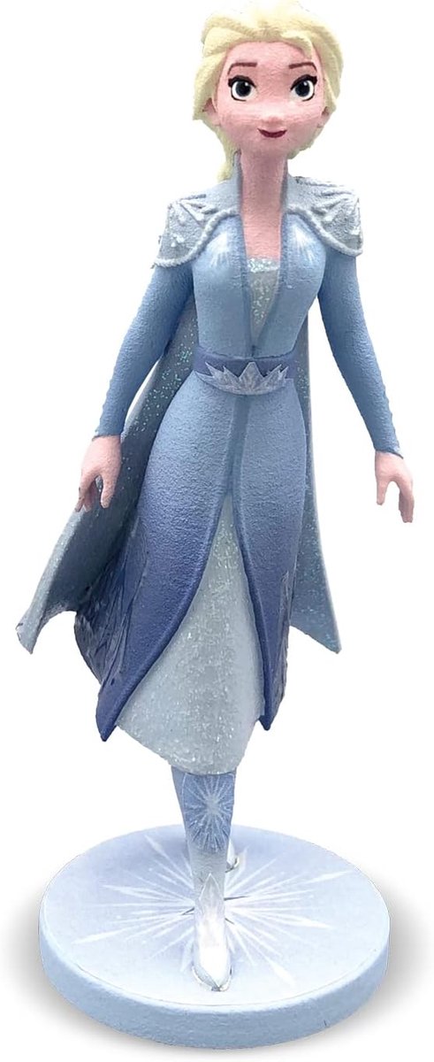 Bullyland 13511 – Speelfiguur Disney Frozen met Prinses Elsa van Arendelle – levensecht en detailrijk vormgegeven – ideaal als taartfiguur, verzamelobject of betoverend cadeau voor kinderen vanaf 3 jaar
