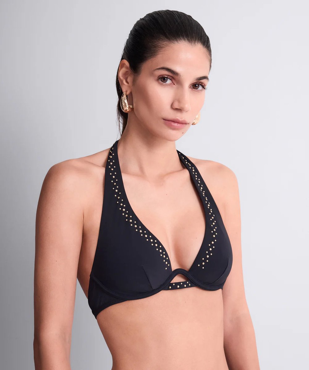 Aubade Summer Stars Bikini Top 6PM12 Zwart - maat EU 75E / FR 90E