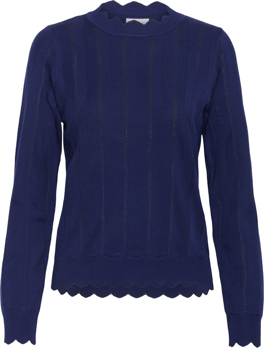 Saint Tropez ObetteSZ Pullover Dames Trui - Navy Peony