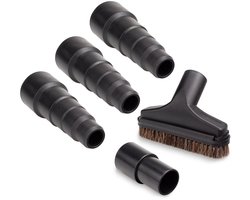 Slangadapter Universeel (3 stuks) met zuigborstel en 32mm slangadapter