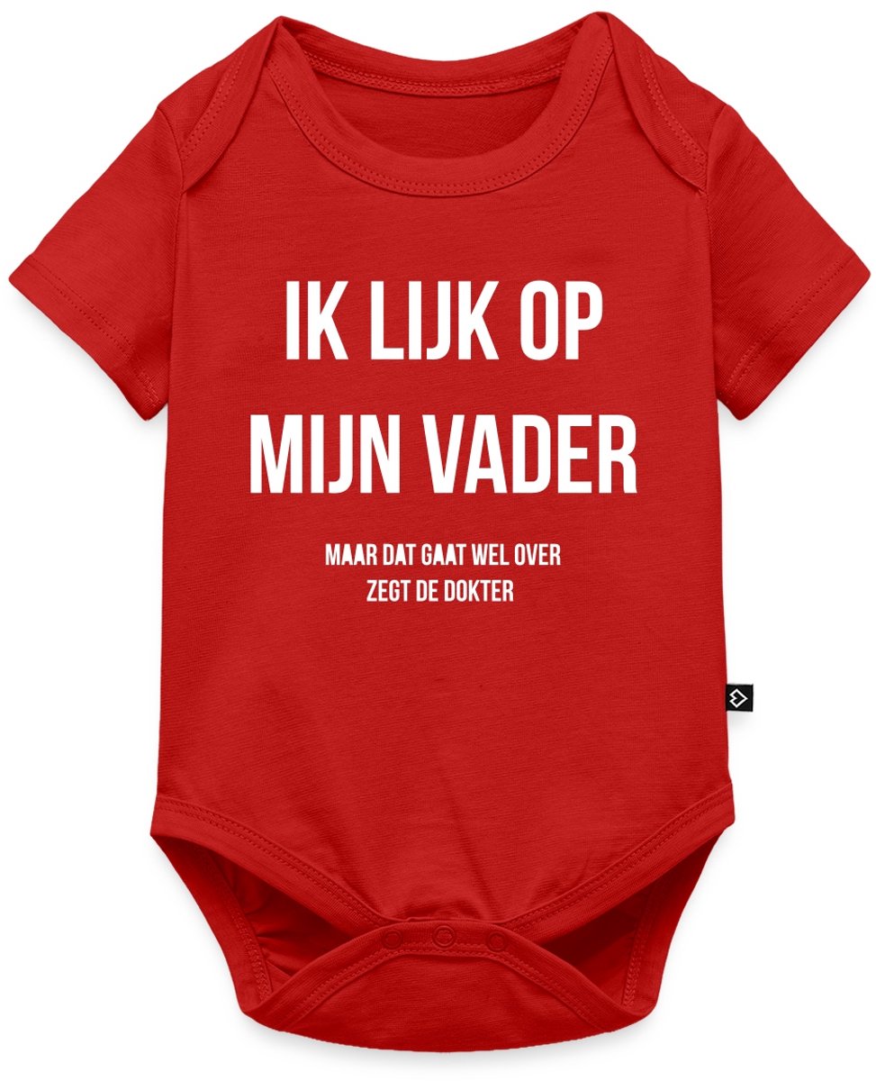 Ik Lijk Op Mijn Vader Citaat Baby Rompertje Met Korte Mouwen