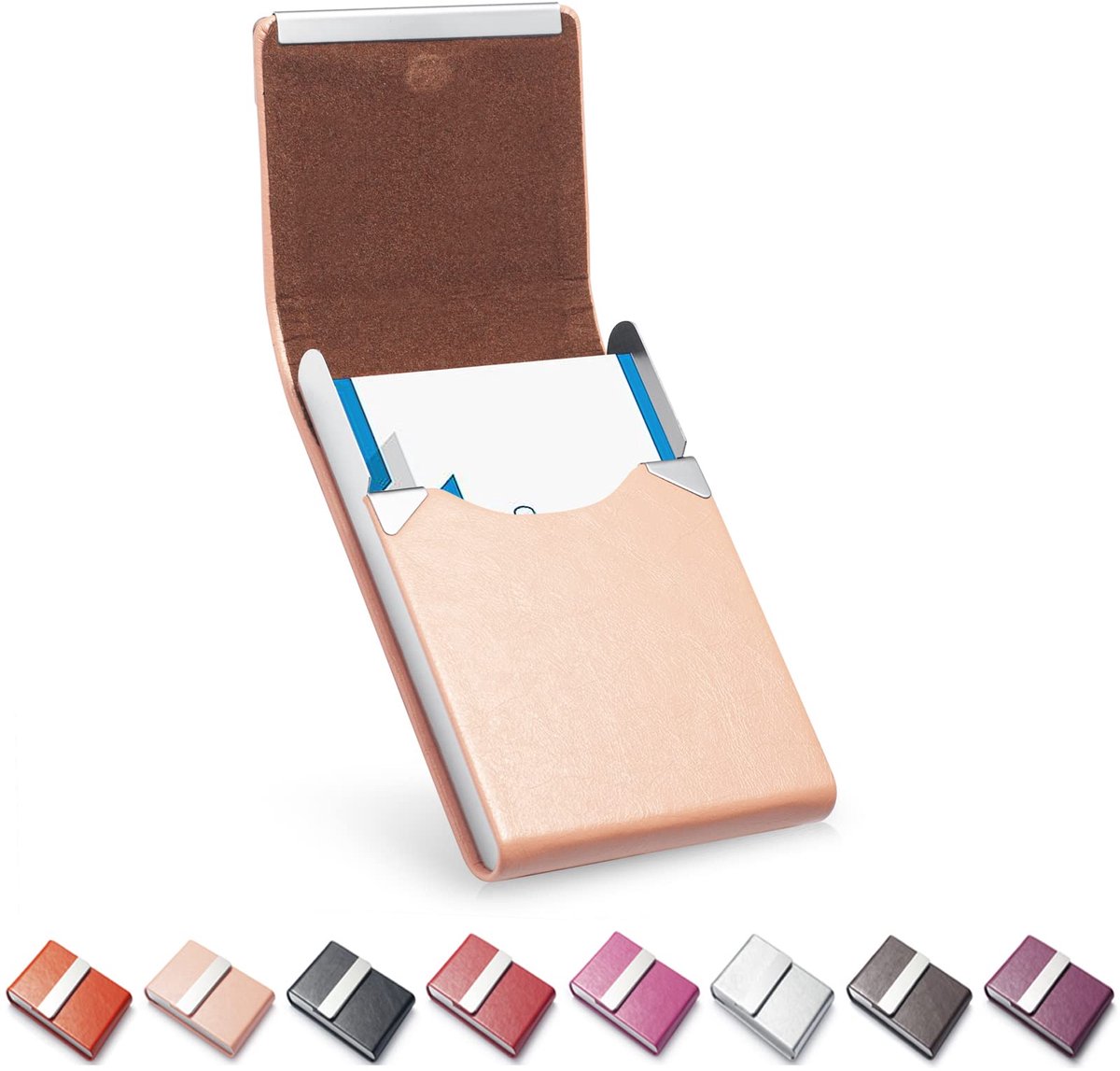 IMPERATORIS® Visitekaartjes Houder - Pasjeshouder - Kaartjes Houder voor Bureau - Creditcardhouder - Visitekaartjes Houder - 1 Stuk