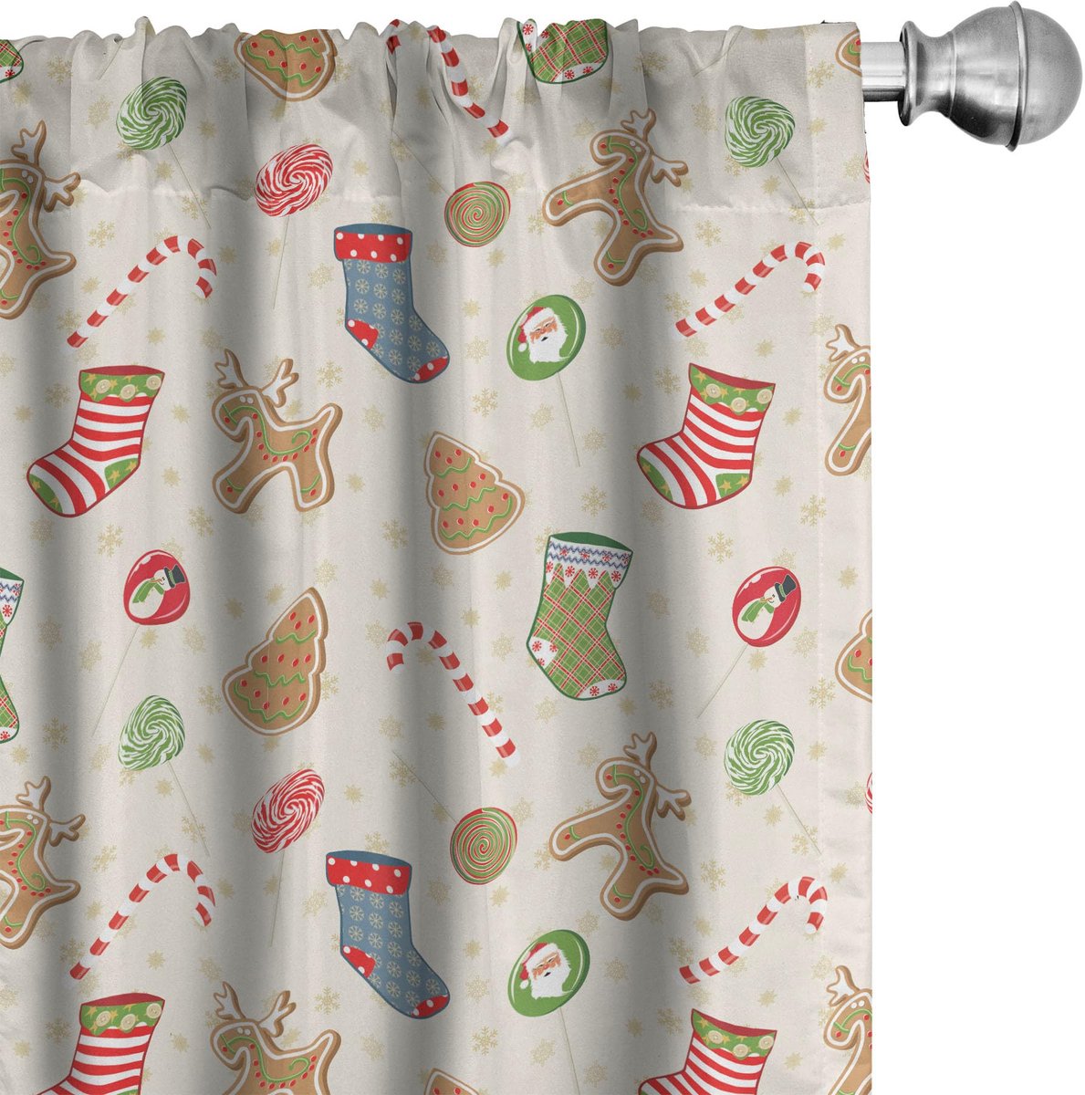 ABAKUHAUS Voorhangen – 2x75x175 cm – Microvezel – Halfdonkerend – Veelkleurig Mehrfarbig