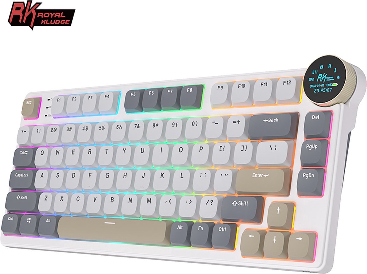 Royal Kludge RK N80 - Mechanisch Gaming Toetsenbord thumbnail 4