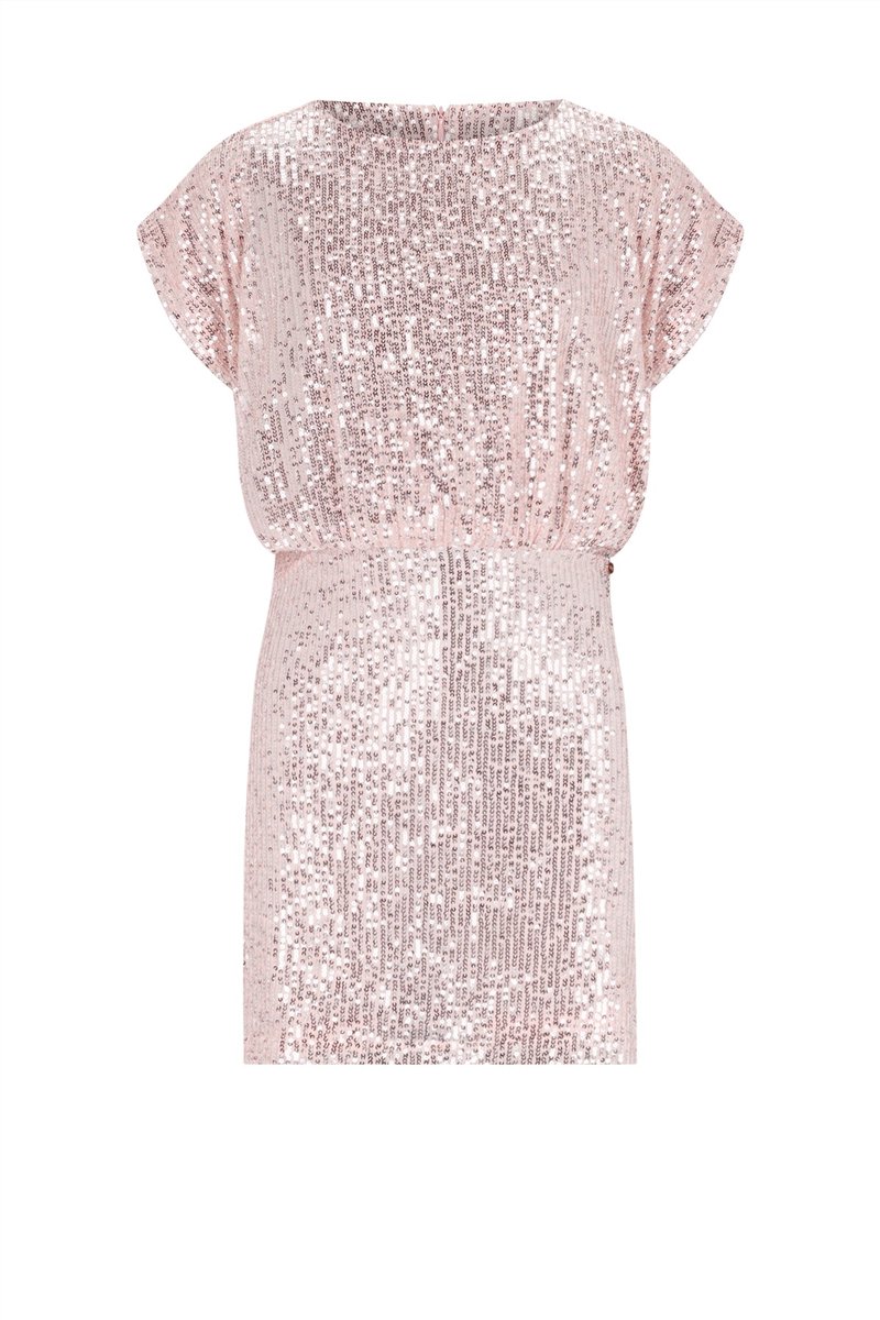 NoBell' - Milah Sequinced Dress - Vintage Rose - Maat 170-176