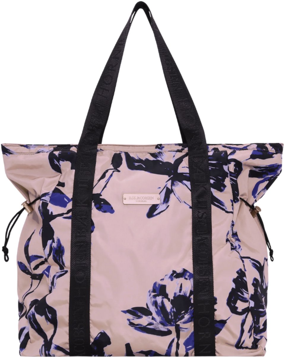 Ilse Jacobsen All Weather Shopper - peachskin - roze en blauw