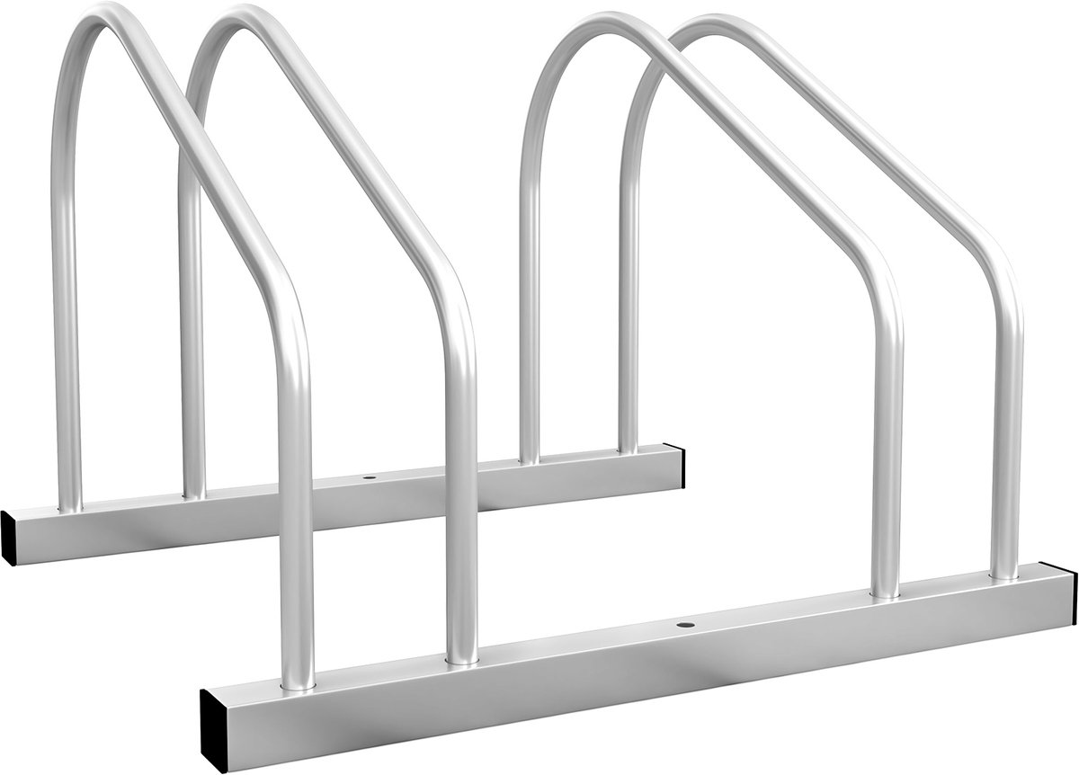 SPORTNOW Fietsendrager - Staal - 50x34x27,5cm - Zilver