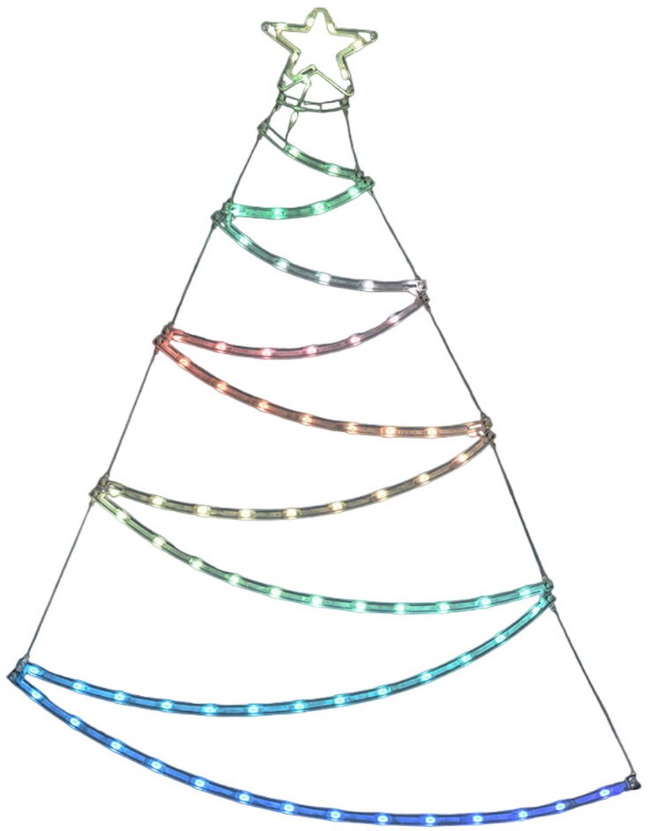 Lighting decoration Lifetime Christmas Tree LED RGB 66 x 87 cm