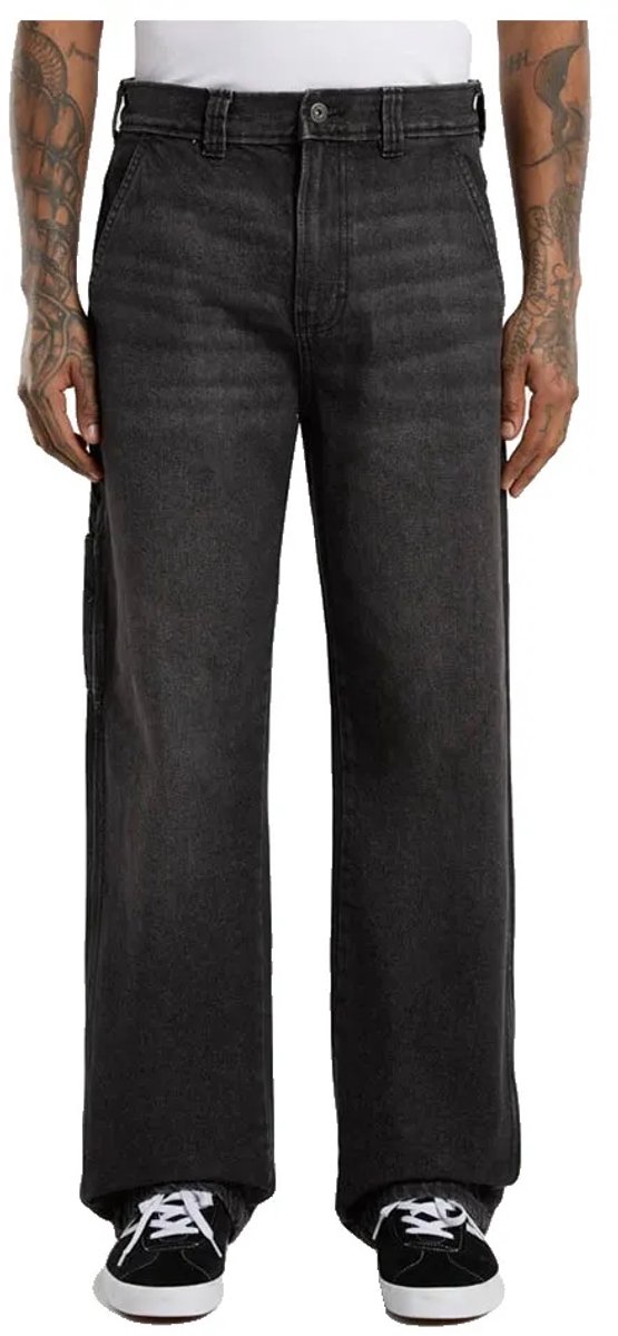 Dickies Stevensville Carpenter Spijkerbroek 38 34 Man Zwart