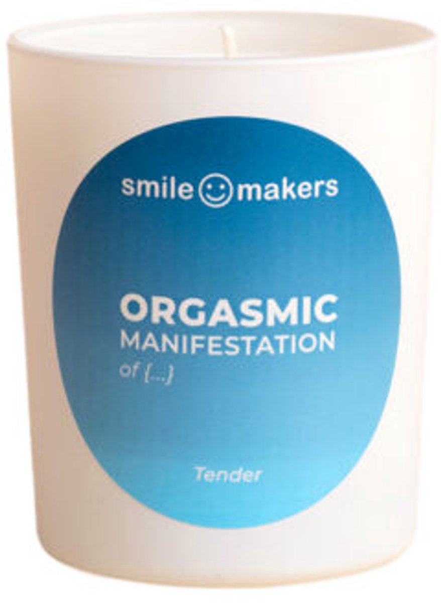 Smile Makers Orgasmic Manifestation Geurkaars Tender – Sensuele Vegan Kaars met Amber & Vanille – Voor Intimiteit & Ontspanning – Luxe Design – Perfect als Cadeau of voor Me-time Moments