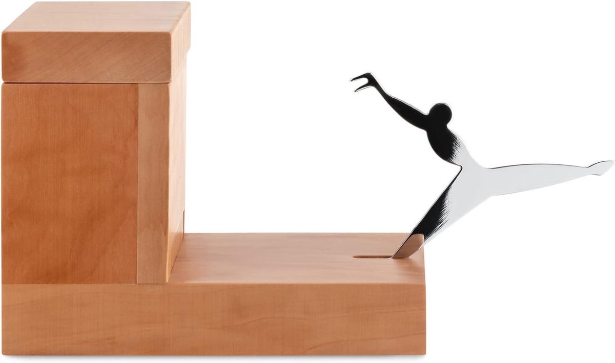 Stunq® Houten Tandenstokermand met Verfijnd Design en Stabiele Constructie