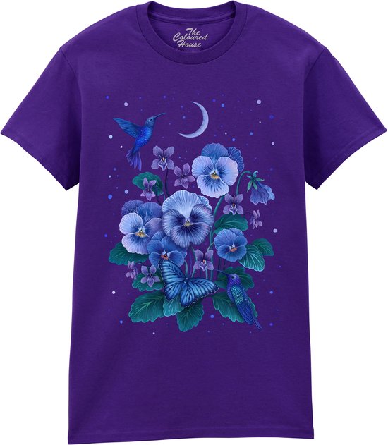 Bloemen Violet Flower The Coloured House T-shirt M