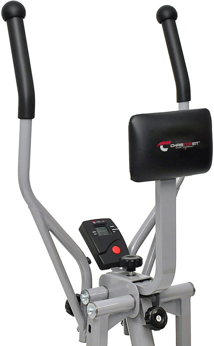 Christopeit Crosstrainer Walker opvouwbaar voor thuisgebruik + beschermmat - LCD - 100 kg thumbnail 4