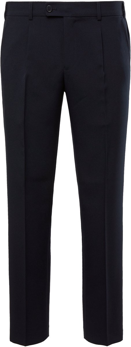 Men Plus - Heren - Broek met Buik-Fit business mix & match - Navy blauw - Maat 60