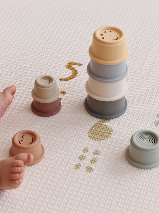 Vertbaudet Stapelbekers van zacht plastic van Merkloos — afbeelding 4